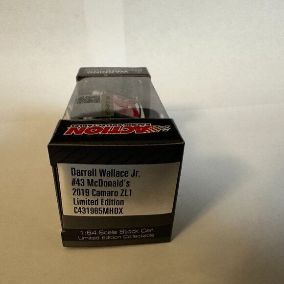 NASCAR 2019 Darrell Wallace Jr. McDonalds 1:64 Diecast - Picture 2 of 2
